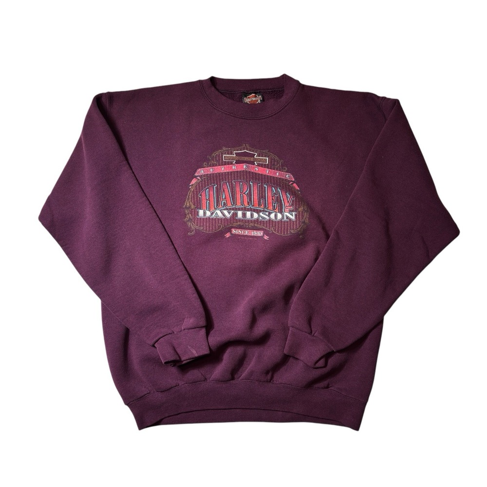 Vintage Purple Harley Davidson 1994 Americade Sweatshirt Size Large